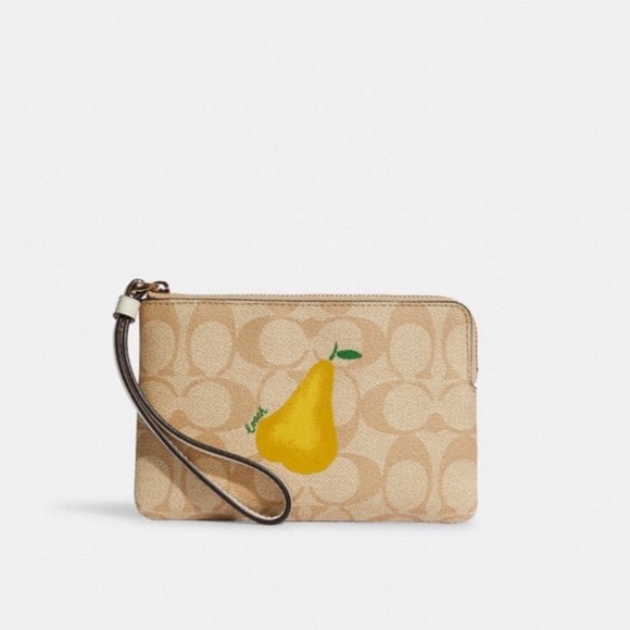 🌺NWT SET Coach Signature MiniBackpack & Wristlet (Brown & Cream)w/Gold Hardware - Picture 3 of 6